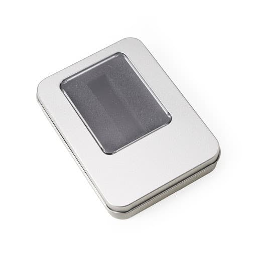 10 Estojo Porta Case Box Caixa Para Pendrive Alumínio Caixinha Promoção! Novo