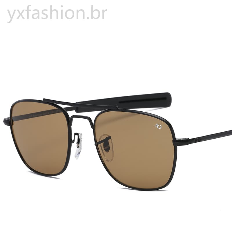 Yxfashion.Br Óculos De Sol De Sol Masculino Estilo American Army / Aviador / Masculino