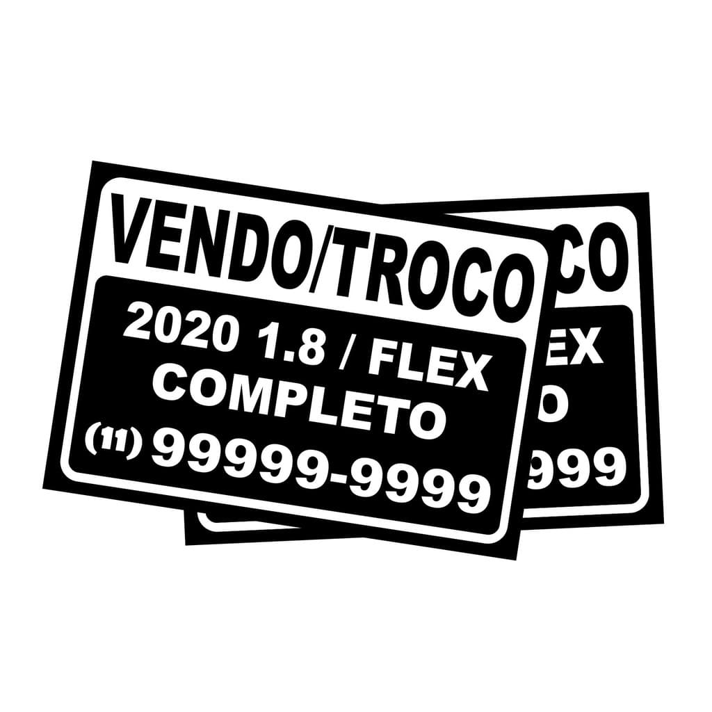 Adesivos Vende Se Veículos Carros Caminhonete Van Furgão