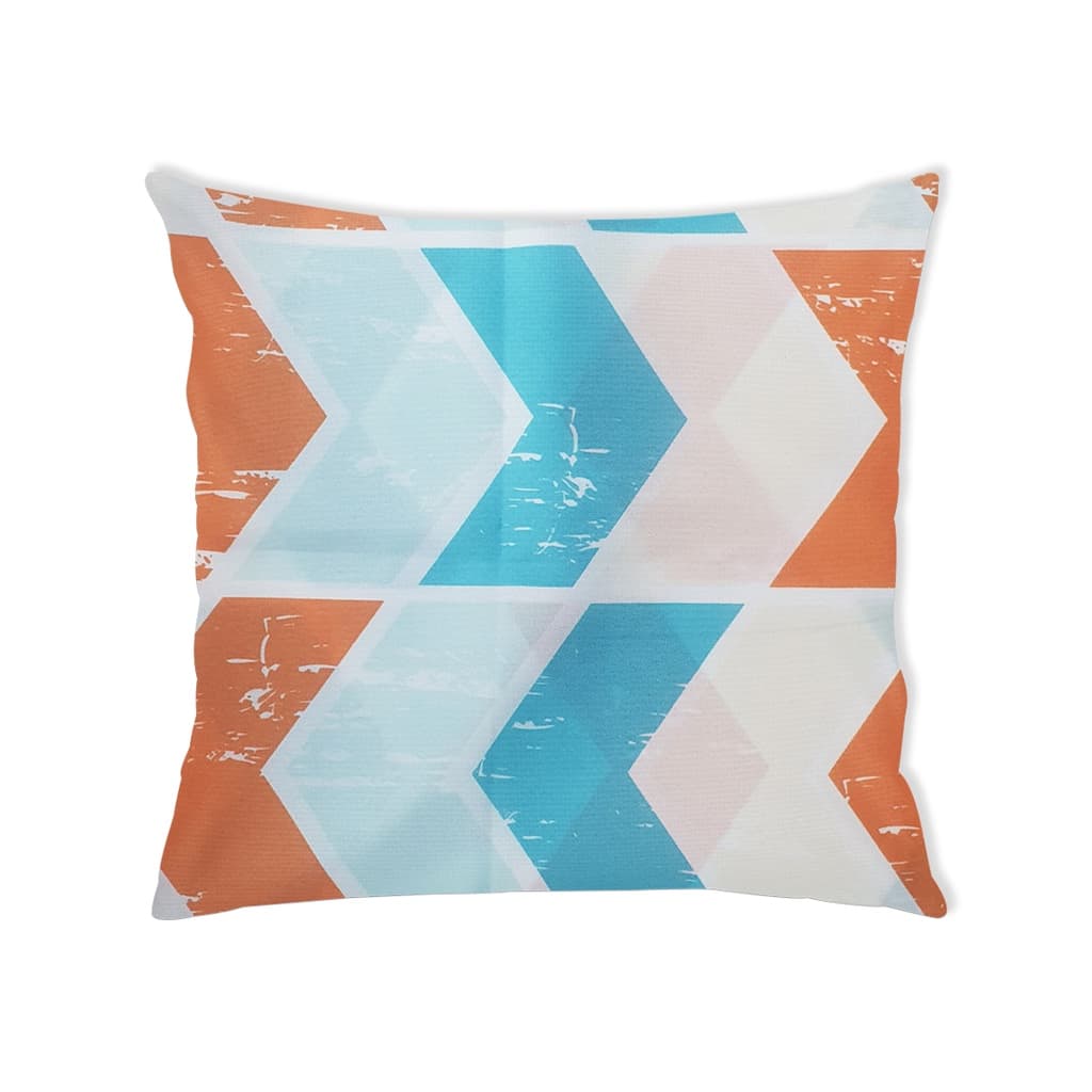 Capa de Almofada Estampa  Chevron Terracota 45x45cm