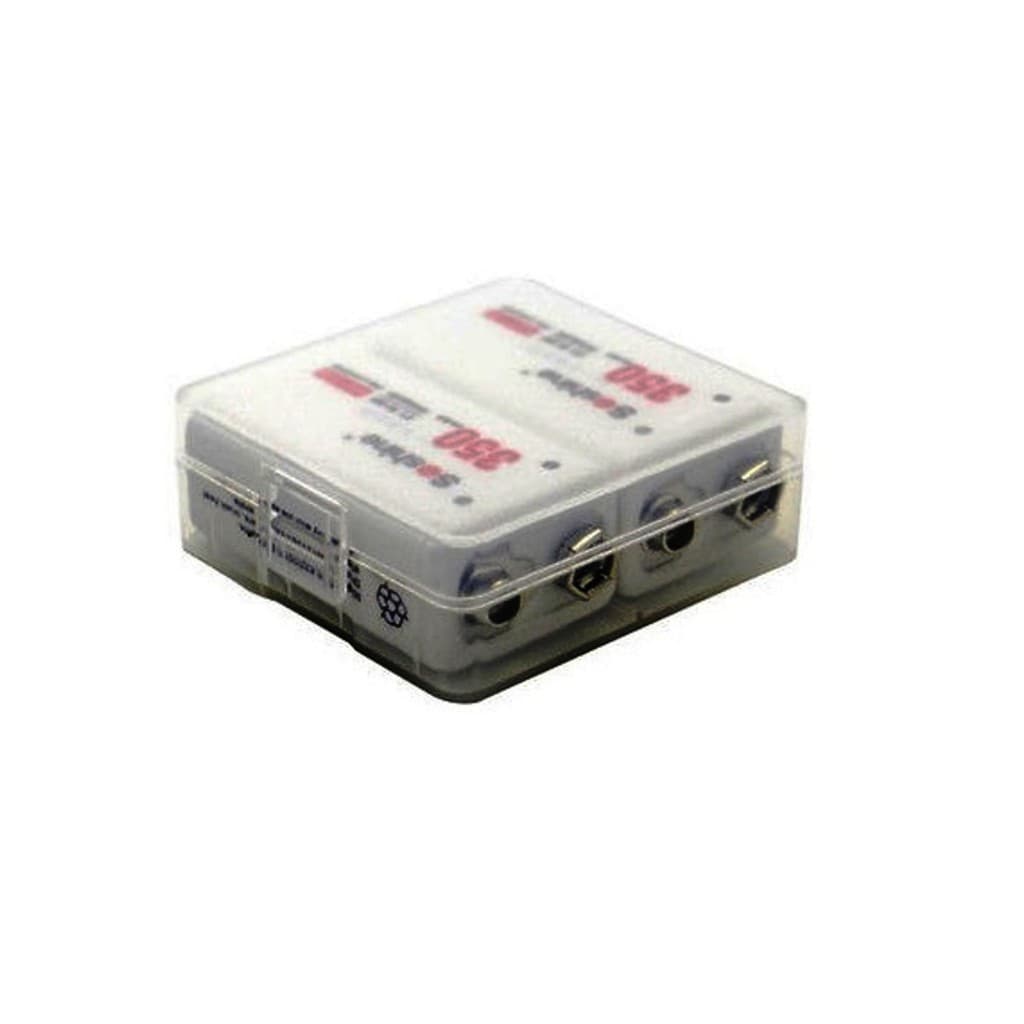 2 Case/porta Bateria 9v Guardar Pilha