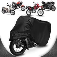 Capa Cobrir Moto Couro Proteção Sol Chuva P M G 100% Forrada P M G GG