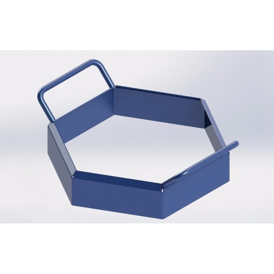Forma Sextavada Com Acabamento Bloco Bloquete 25x8cm