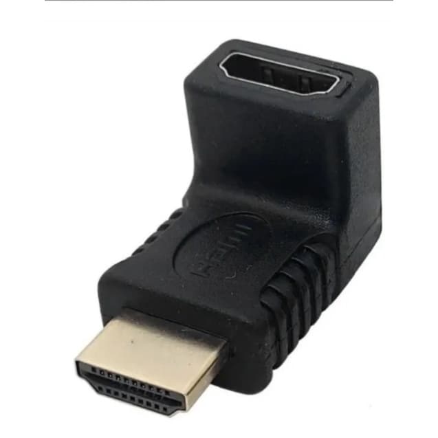 Adaptadores Hdmi Macho E Fêmea Em 90° Cotovelo (mod Inverso)