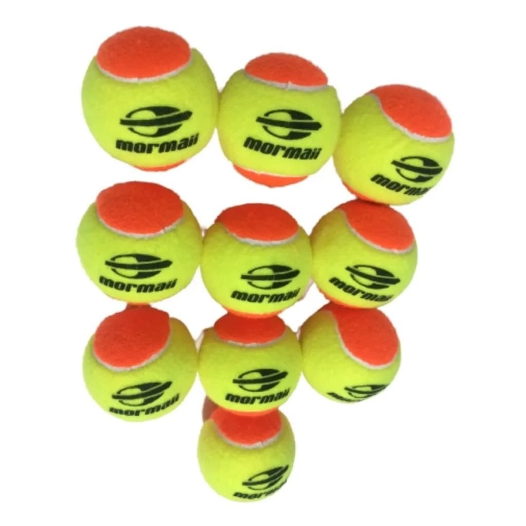 Bola Beach Tennis Profissional Mormaii - Kit 10 Bolinhas