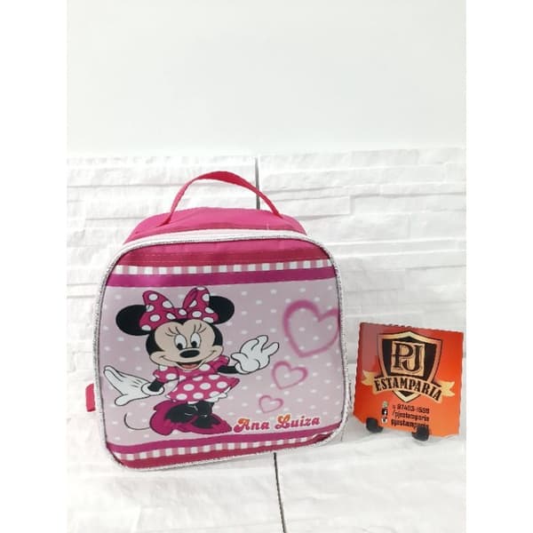 Mochila M no carrinho e lancheira termica