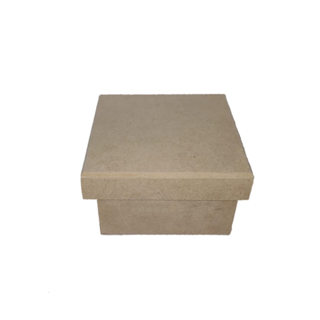 Caixa em MDF 8x8x5 Jl081 Decoração Artesanato Lembrancinhas Presente