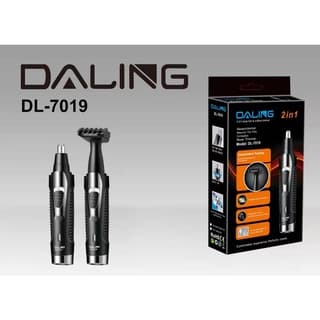 Máquina profissional de cortar cabelo Daling DL-7019 Aparador elétrico de pêlos do nariz conjunto multifuncional aparador de pêlos do nariz