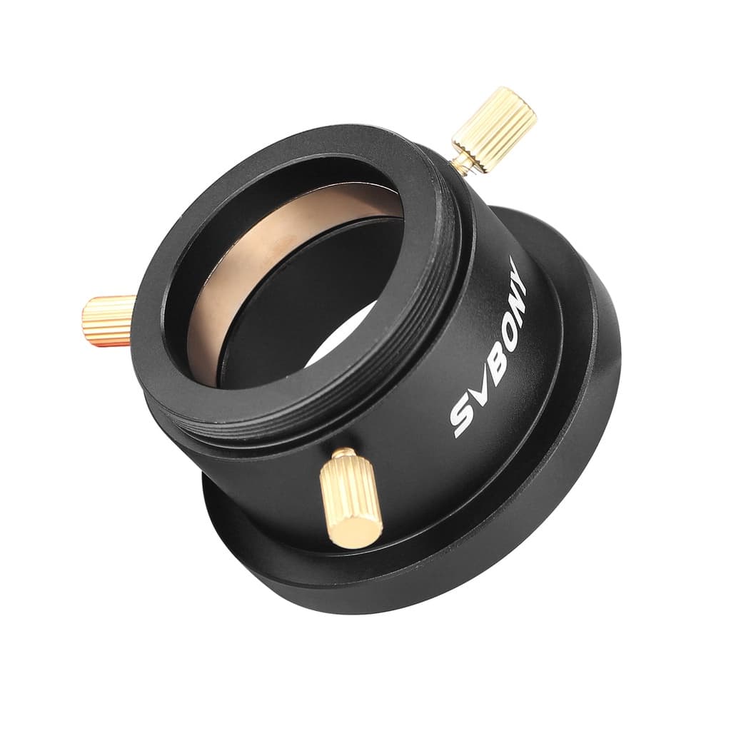 SVBONY SA404 Adaptador de telescópio M48 a M42 1,25 polegadas com roscas macho para câmera SLR conectar a luneta