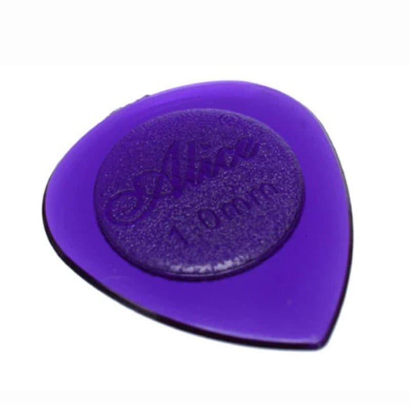Kit 10 Palhetas Alice Gota para Guitarra, Violão, Ukulele, Cavaco e Baixo 1.0mm