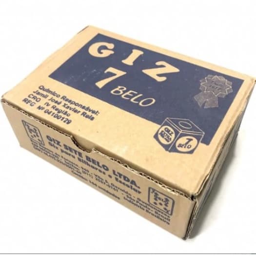 Giz Azul  Sinuca Bilhar Sete Belo Comum Caixa 144 Unidades