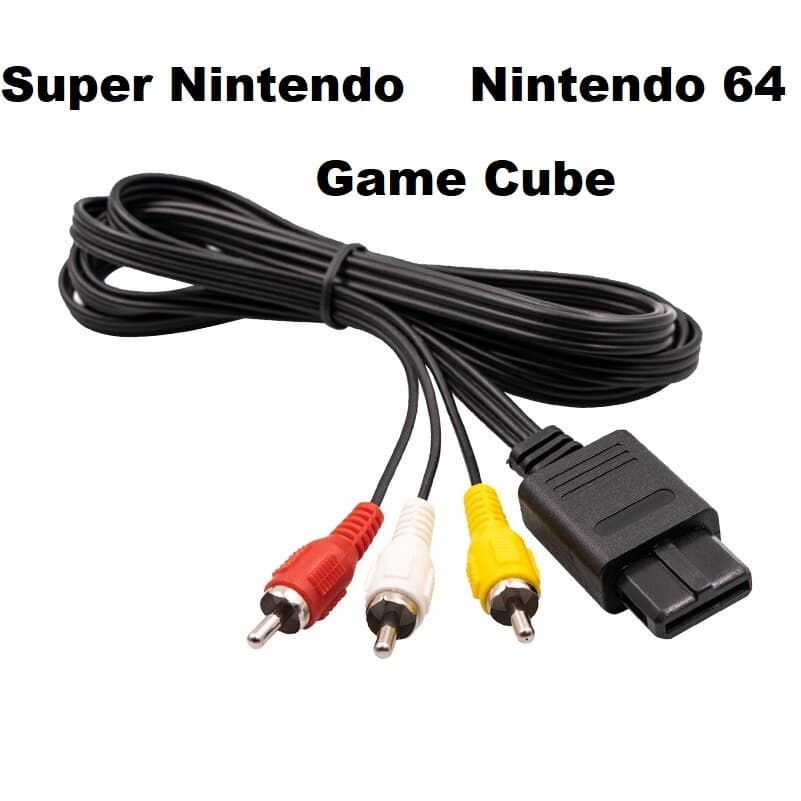 Cabo AV Super Nes Nintendo 64, super Nintendo