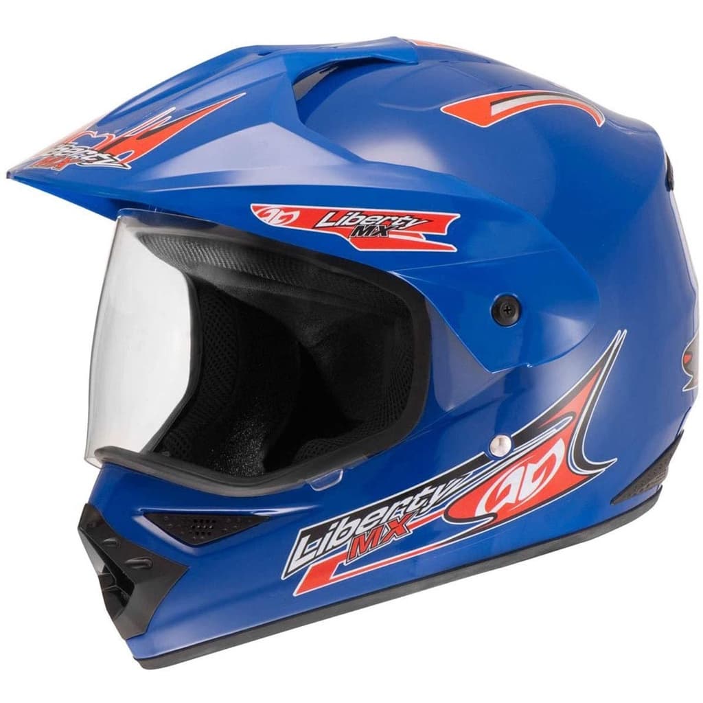 Capacete Liberty Mx Pro Vision n° 60 Azul