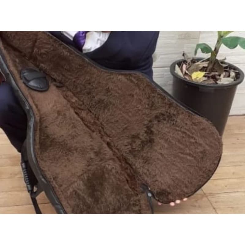 semi case couro pelúcia violão folk Tagima Califórnia 109x43x14 capota marítima