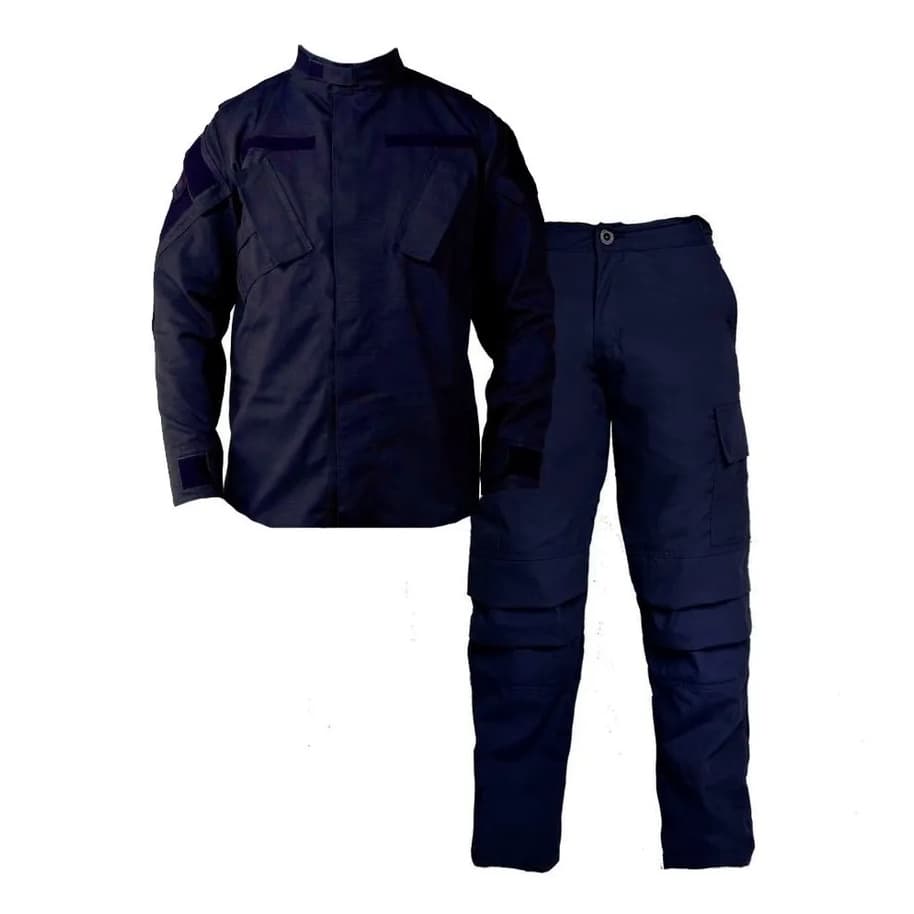 Farda Conjunto Fardamento (Calça Combat + Gandola) Bélica - Azul Marinho