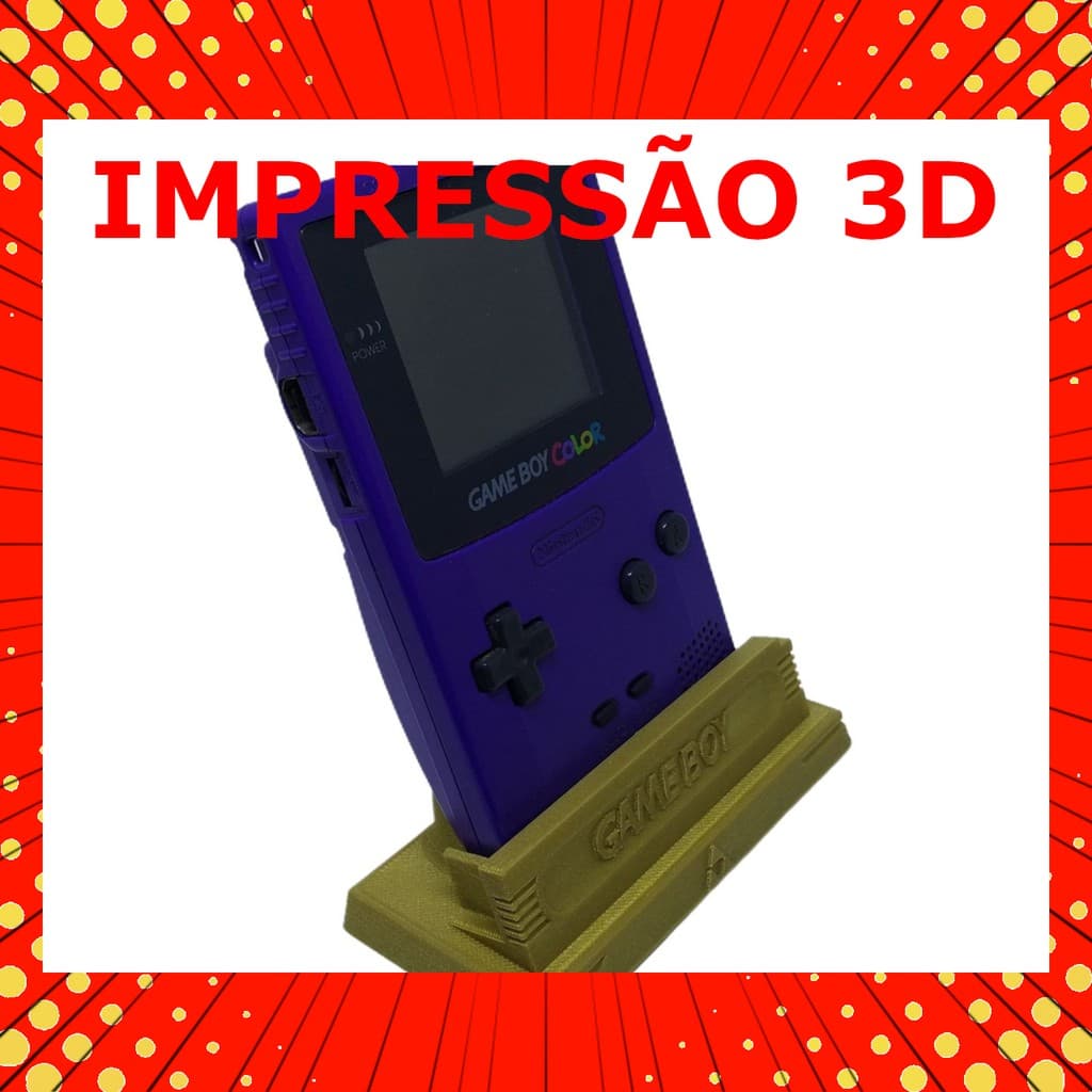 Suporte de mesa para Gameboy Color GBC - Impressão 3D