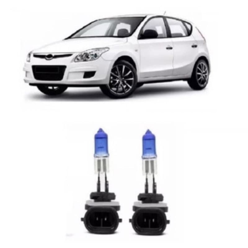 Kit Lampada Super Branca Farol De Milha Hyundai I30 8500k legalizadas Inmetro