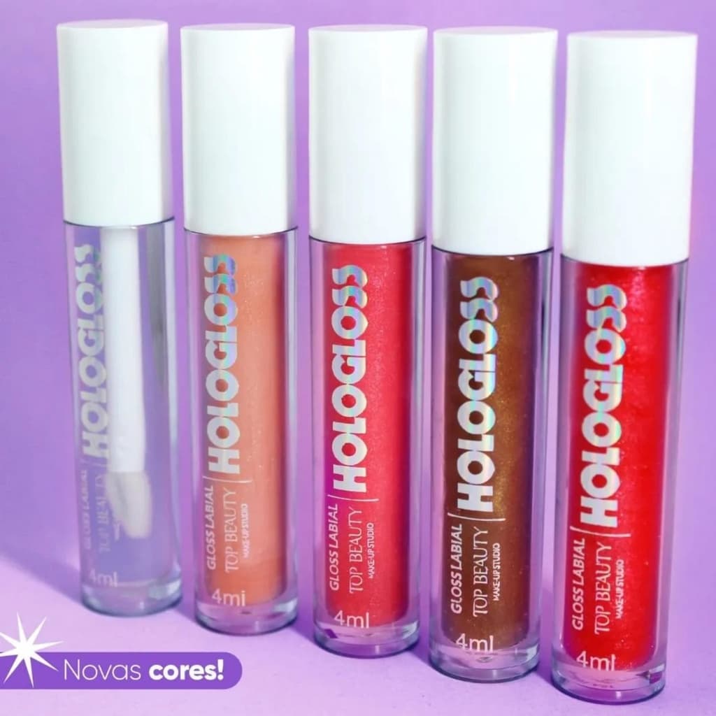 Gloss Labial Hologloss - Top Beauty (ESCOLHA O SEU)