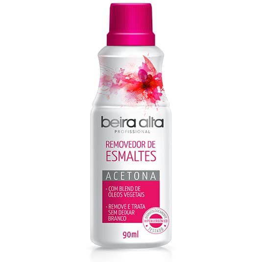 Removedor de esmalte beira alta com acetona 90ml