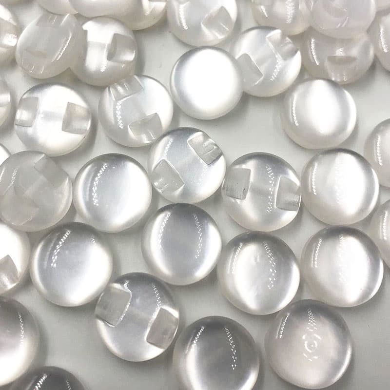 50 Peças Botões Brancos Transparentes/Misturados De Resina Botão Redondo De Marca 12.5MM Botas De Casaco Roupas De Costu