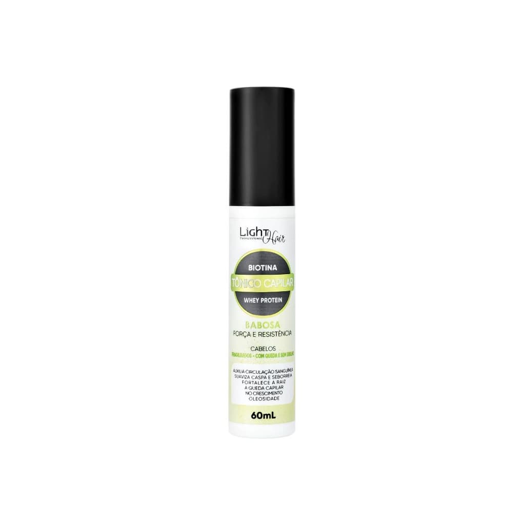 Tônico de Babosa Rapunzel + Biotina 60ml – Estimula Crescimento e Fortalece os Fios Light Hair