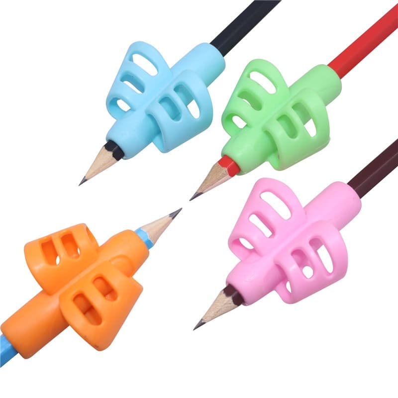 Kit Adaptador para Lápis Correção da Escrita Apoio para Lapis de Escrever Autista Autismo