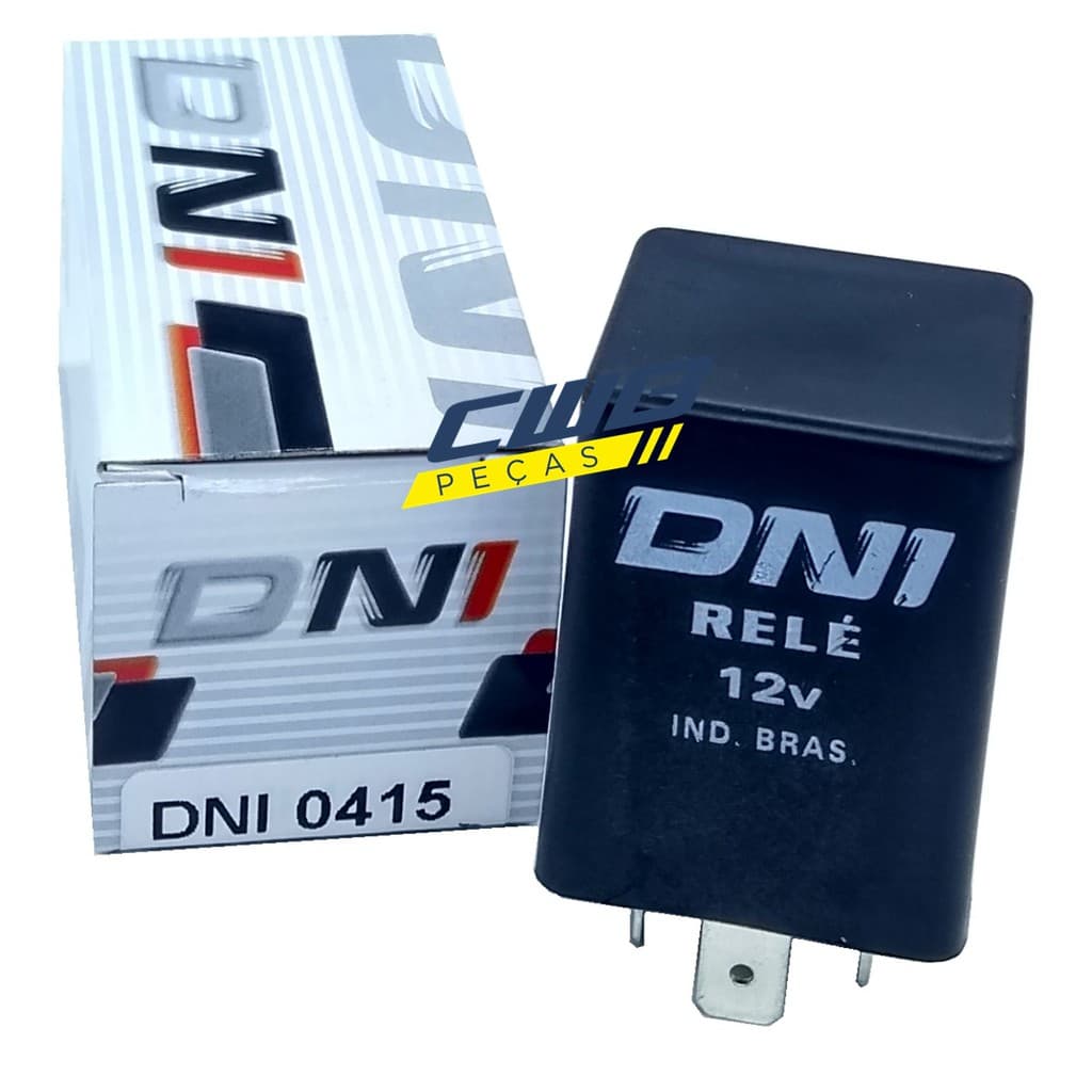 Dni 0415 Relé Comutador De Carga Pulso Negativo 5 Term. 12v