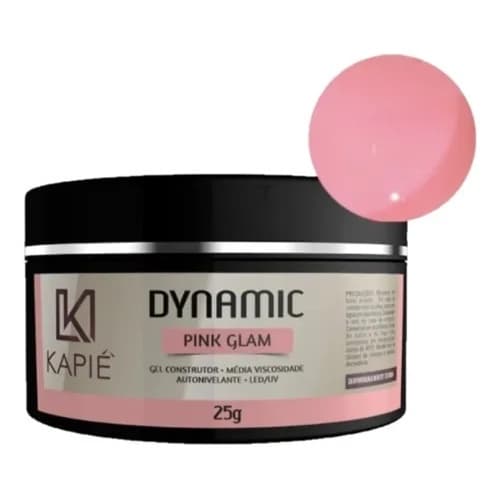 GEL PINK GLAM Kapie Lançamento 25G