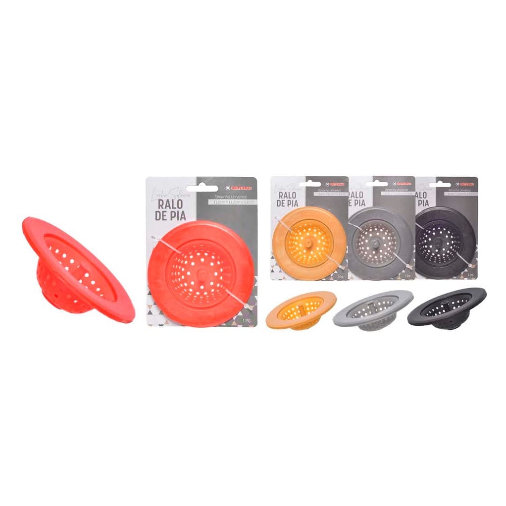 Ralo de Pia em Silicone 11,5cm