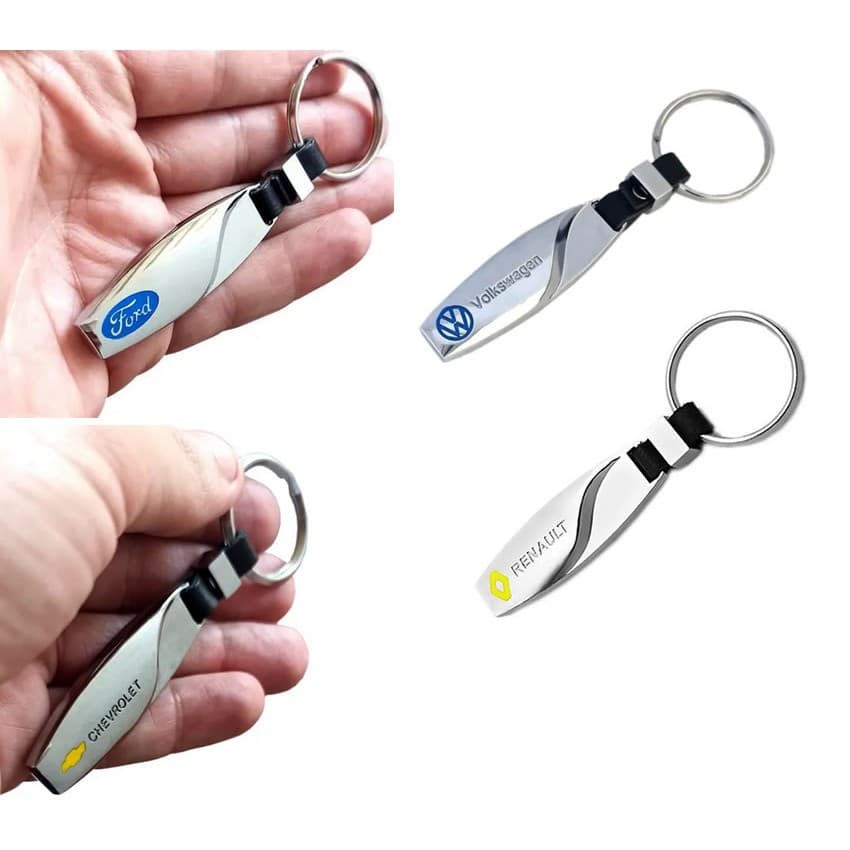 Chaveiro Metal Inoxidavel para Carro escolha o modelo