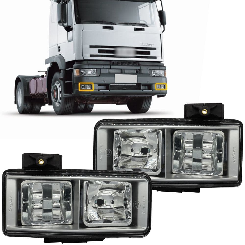 Par Farol Milha Neblina Iveco Eurotech 1998 A 06 Duplo Orgus