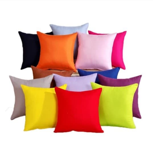Kit com 04 almofada cheia completa com zíper Invisível 40x40 com colorida varias cores Oxford