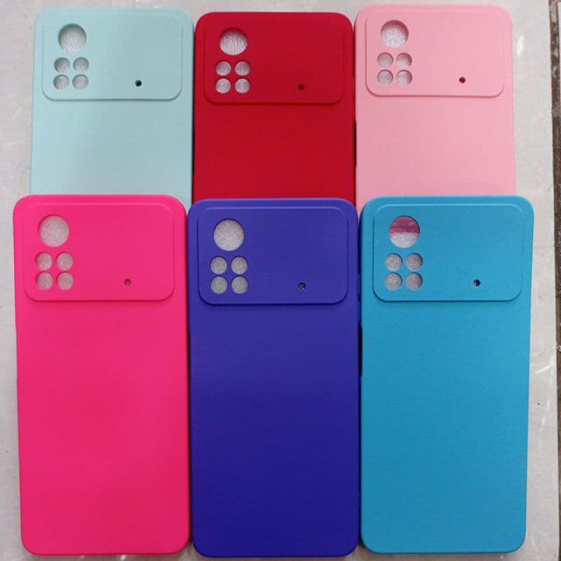 capinha de silicone aveludada para Xiaomi poco X4 pro 5G