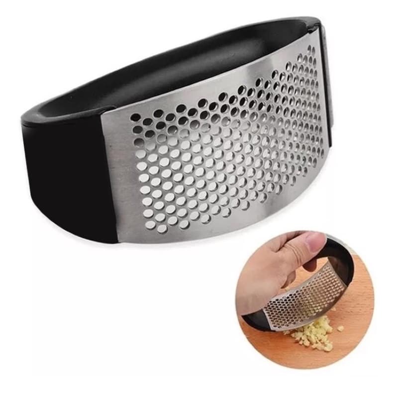 Espremedor Amassador Triturador De Alho  Manual Cozinha Inox