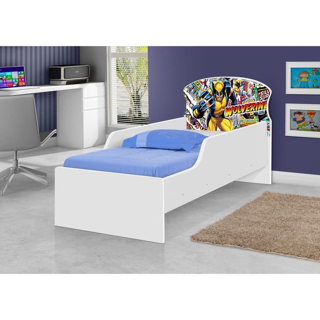 Adesivo Cabeceira Cama Infantil Vingadores Herois Volverine