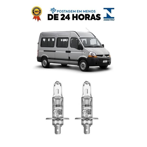 Par Lampada Farol de Milha Master 2002 2003 2004 2005 2006 2007 2008 2009 2010 2011 2012 H1