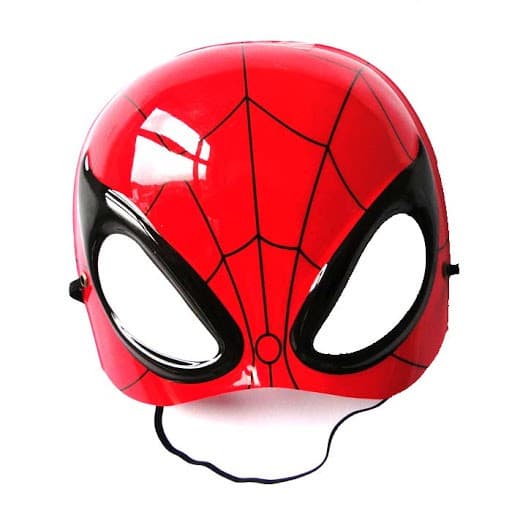 Mascara do Homem Aranha Meia de Plastico Infantil Criança