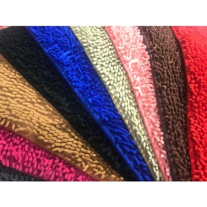 Tapete Banheiro Macarrão 40 x 60 Porta Antiderrapante Seca Rápido -Decoração