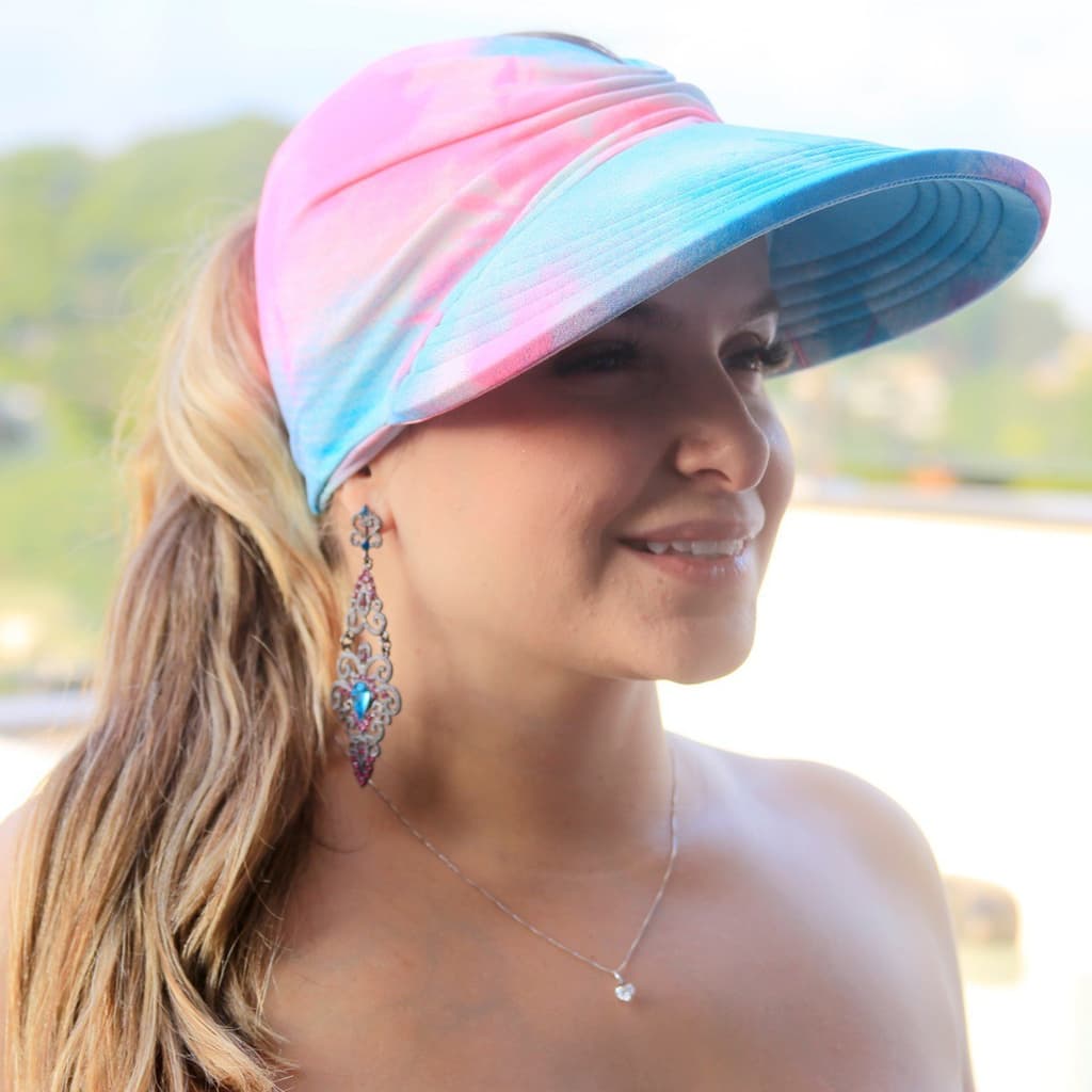 Viseira Bandana Turbante Tie Dye REF:0477