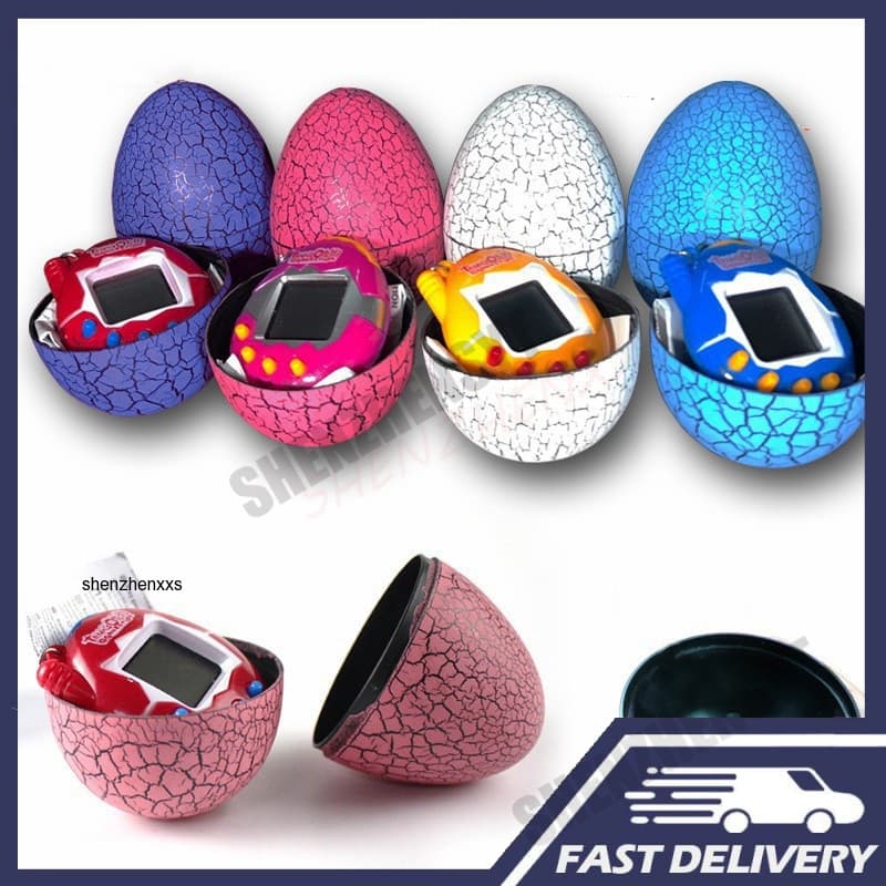 syt Pet Ovo Máquina De Jogo Gato Cão Dinossauro Ovos Brinquedo TAMAGOCHI Brinquedos Digital Eletrônico Retro Festa Prese