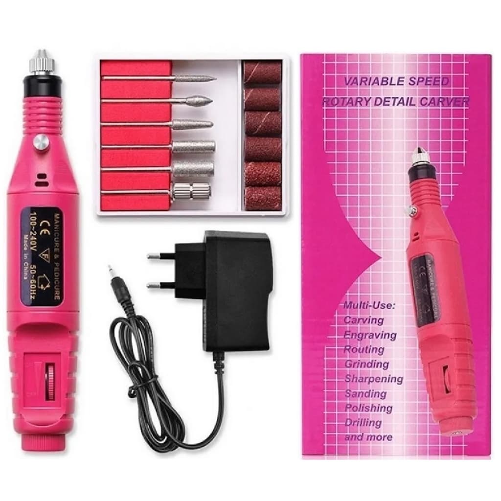 Lixadeira Lixa Motor De Unha Elétrica Profissional Bivolt