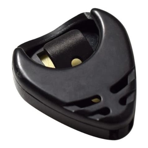 Porta Palheta Violão Suporte Paleta Guitarra Adesivo Colar Preto