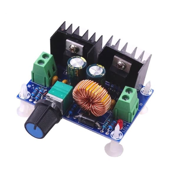Modulo Pwm xl4016e1 regulador de tensão DC-DC buck step down alimentação 200 w  4-40 v a 1.25-36 v com retificador