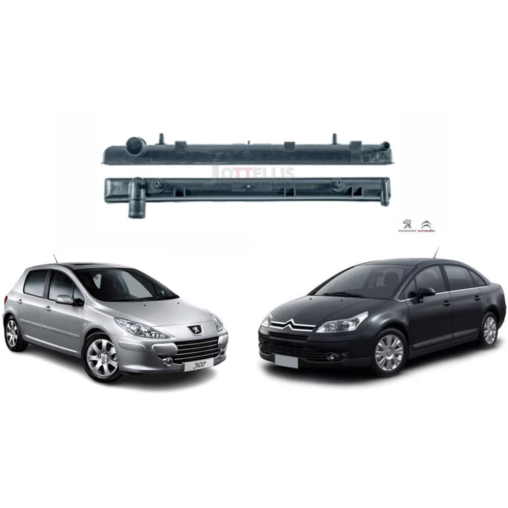 Caixa Superior Do Radiador C4 Pallas e Peugeot 307 Com Retorno