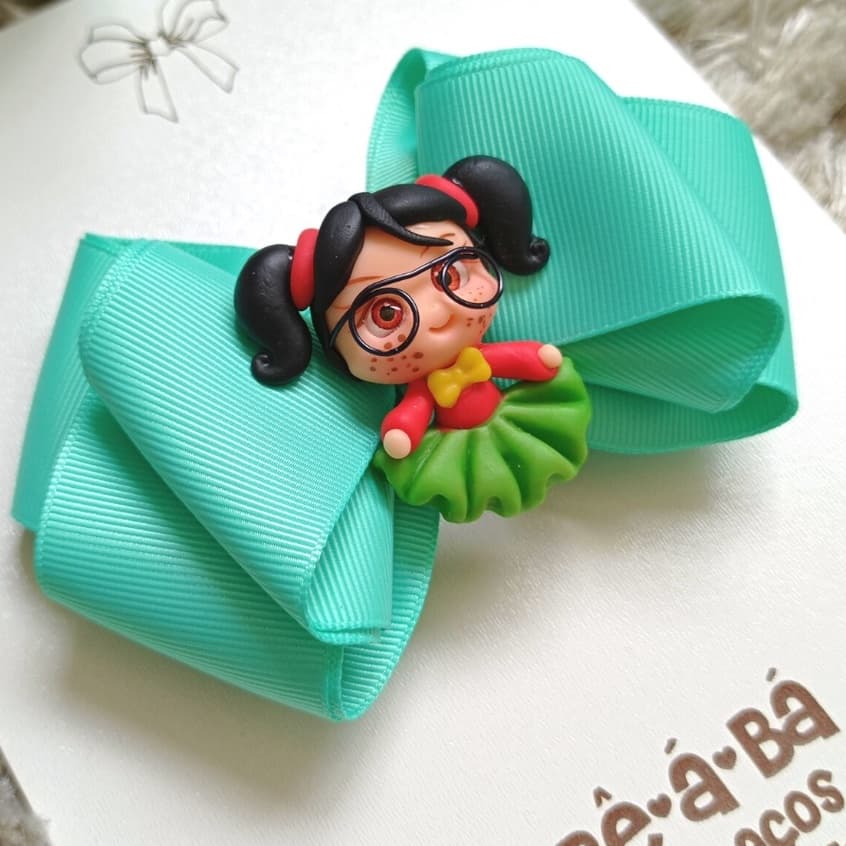 Lacinhos com Bico de Pato - Laço Infantil para Cabelo Menina - Laço Bella