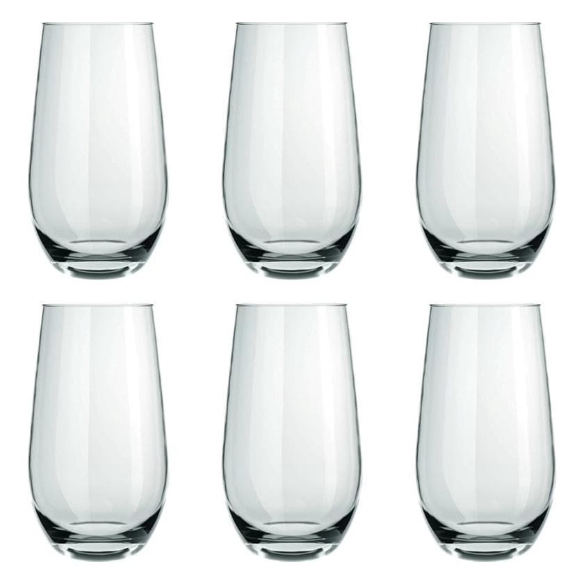 Conjunto 6 Copos De Vidro Dubai 480Ml Nadir Perfeito Para Servir Água Suco E Bebidas