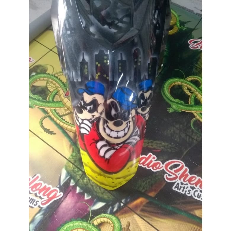 Paralama Titan 160 Com Grafite - Titan 160 Cidade Dos Irmãos Metralha