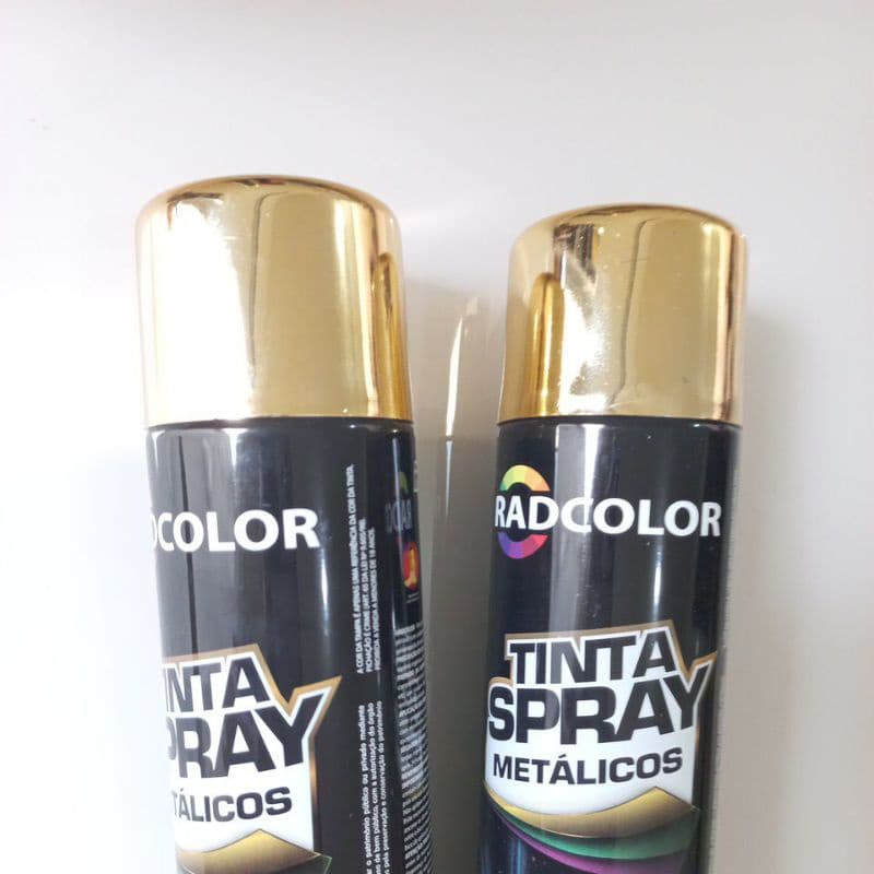 Tinta spray  radnaq Dourado Metalico Spray 400ml