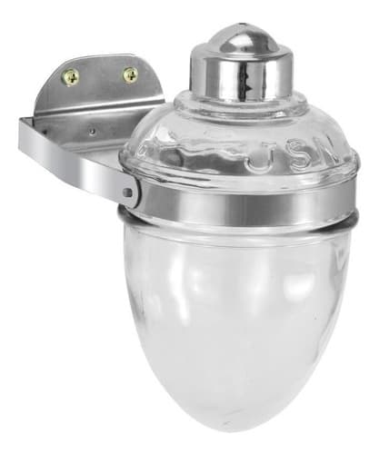 Saboneteira Vidro Liquida Giratória Suporte Parede Sabonete Liquido Inox Reservatorio Retro Saboneteira de Banheiro