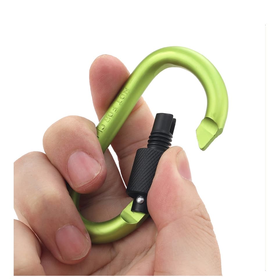 Chaveiro Verde e Trava Rosca Preto de Pendurar Utensílios